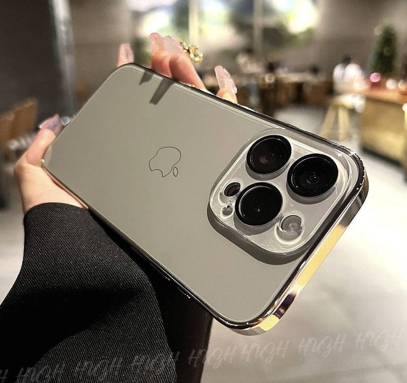 Best Seller Luxury Glass logo Case With Lens ( 70% OFF Today)