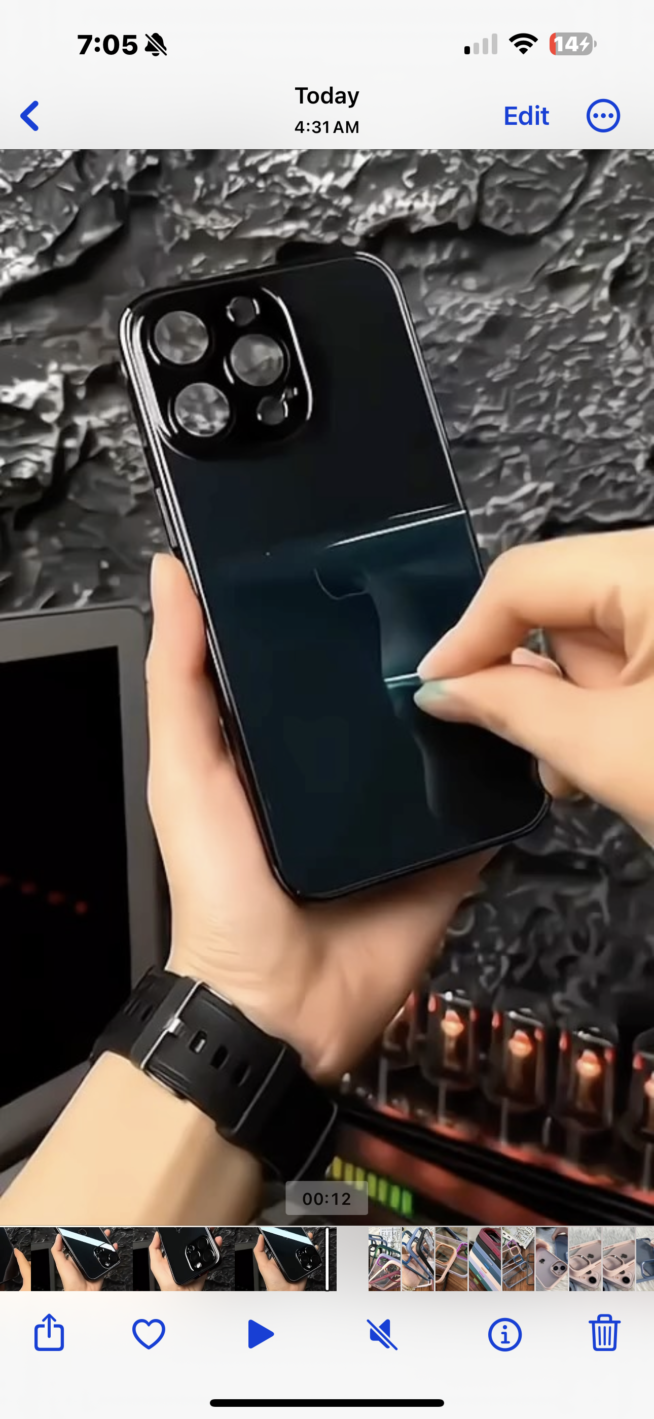 Best Seller Luxury Glass logo Case With Lens ( 70% OFF Today)