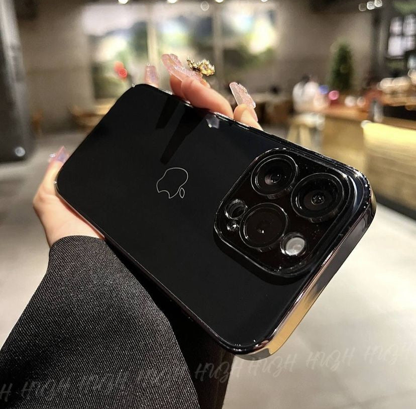 Best Seller Luxury Glass logo Case With Lens ( 70% OFF Today)