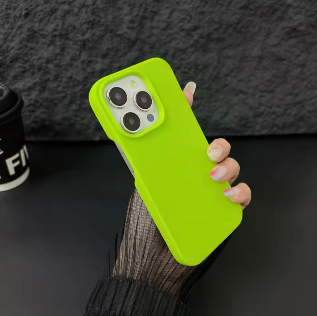Summer Neon Silicone Soft Case for iPhone Flat 70% OFF TODAY