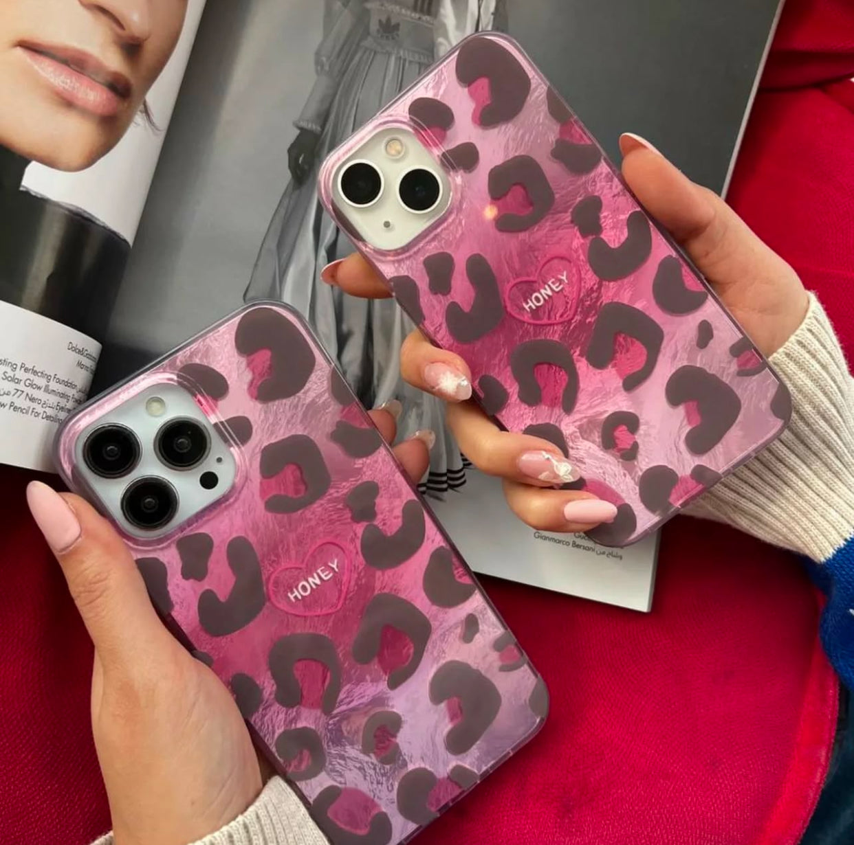 Cherry Holographic Premium case for iPhone (55% OFF TODAY)