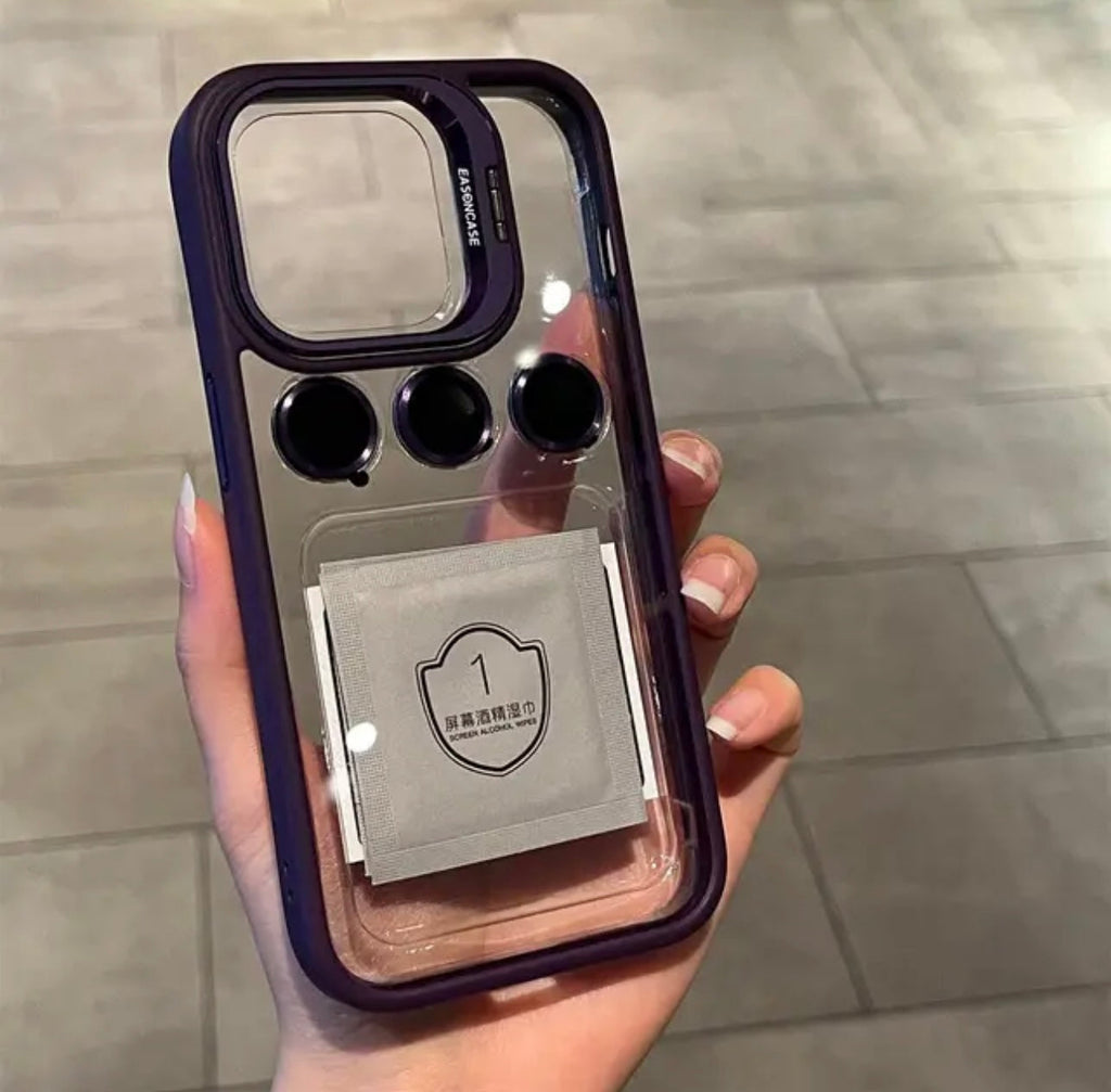 3-in-1 Lens Case with Camera Glass Protector