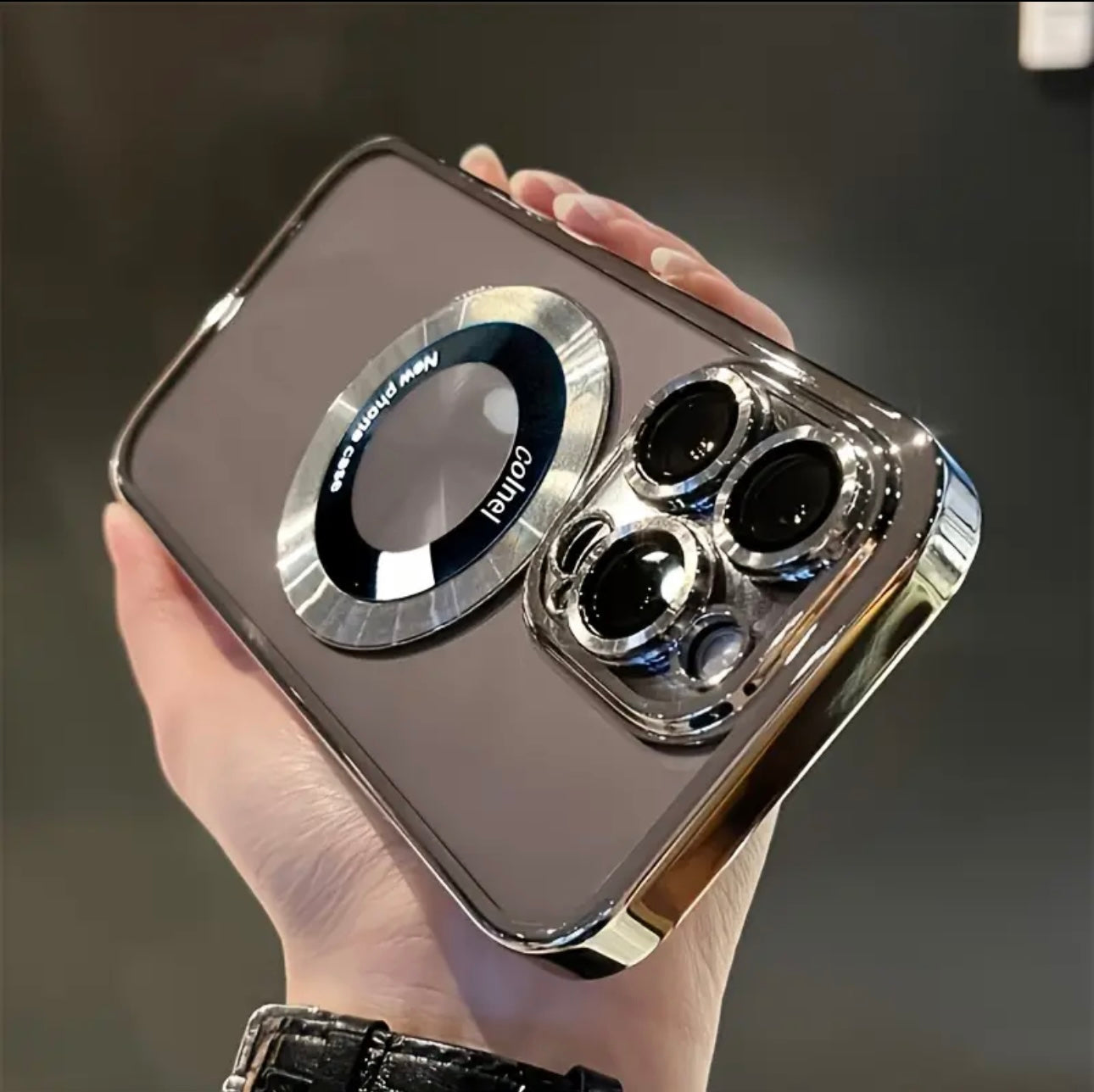 Luxury Transparent Magnetic Wireless Case for iPhone –(50% OFF TODAY)