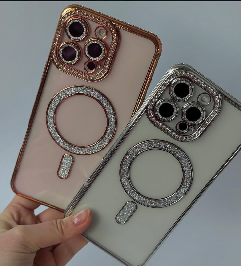 New Diamond Blingy Magsafe clear Case🤍💍