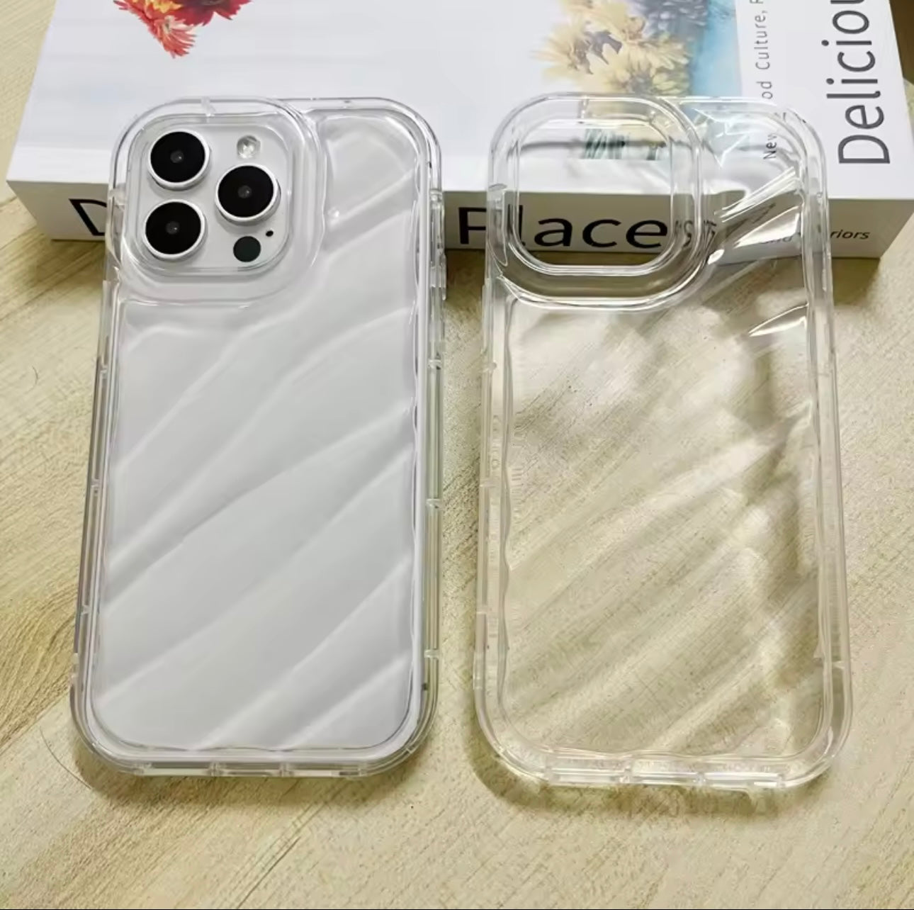Premium Transparent Wavy Anti-Burst Case ( 70% Off Today )