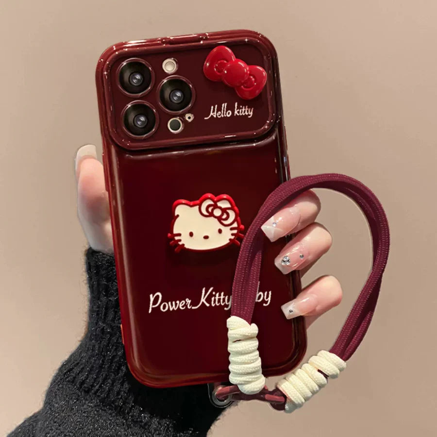 Cute Kitty Mirror Phone Case for iPhone