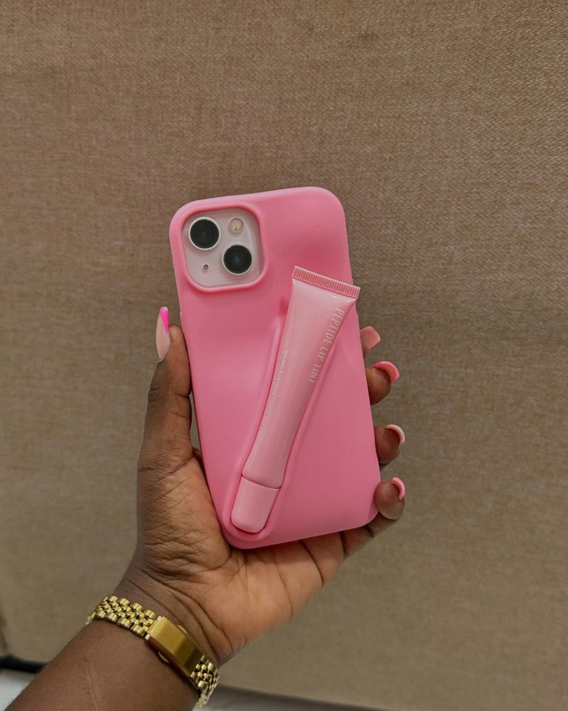 Lip Gloss Holder Case for iPhone 15 Pro Max