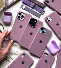 iPhone Premium Quality Silicone Case (Muave Color)