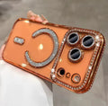 New Diamond Magsafe Glam Case With Lens Protection